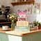 Spring Decoration Wooden Tiered Tray Decor – Butterfly Spring Stacked Block Sign with Floral Accents – Farmhouse Tabletop Spring Decor for Shelf Mantel Seasonal Home Display